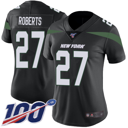 New York Jets Limited Black Women Darryl Roberts Alternate Jersey NFL Football 27 100th Season Vapor Untouchable